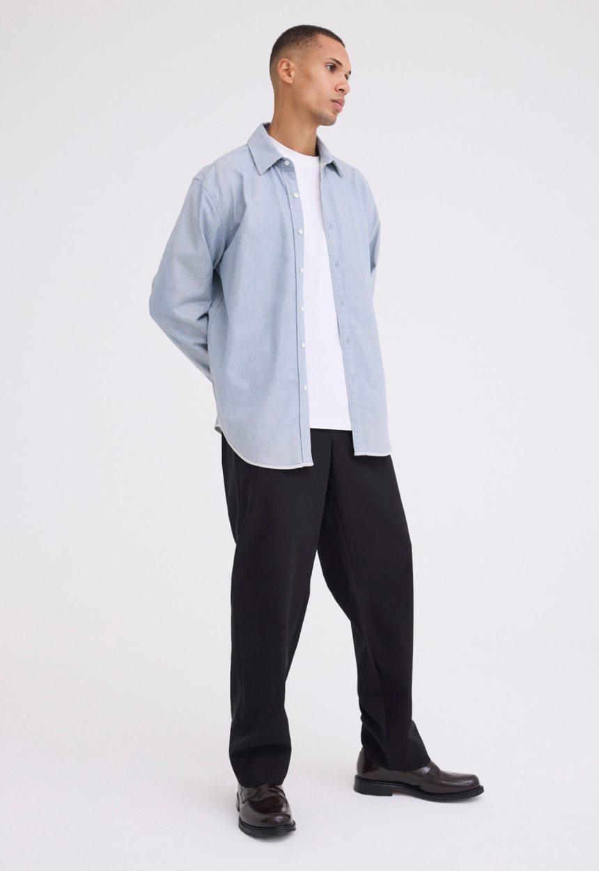 Jac + Jack Tanker Cotton Shirt - Bream Blue